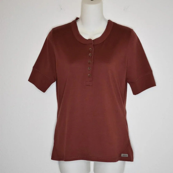 Woolrich Tops - Woolrich Thermal Top Henley Sz M Baselayer Basics Neutral Minimalist